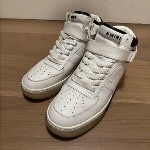 Amiri High-Top Sneakers – Size 44 – White – Used (Good Condition)